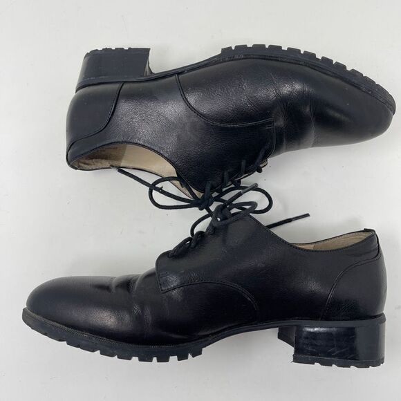 Nine West Women's Lilianne Dress Oxfords Pointed Toe Lace Up Shoes Black 7.5M - Picture 5 of 11